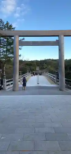 伊勢神宮内宮（皇大神宮）の鳥居