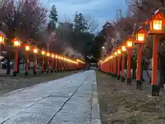 朝日森天満宮の景色