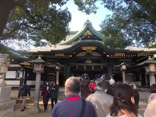 穴八幡宮の本殿・本堂