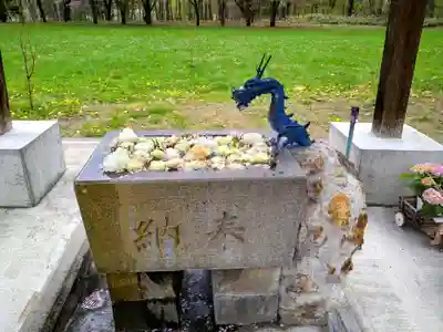 鹿追神社の手水舎