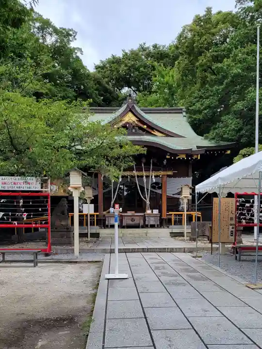 鎮守氷川神社の本殿・本堂