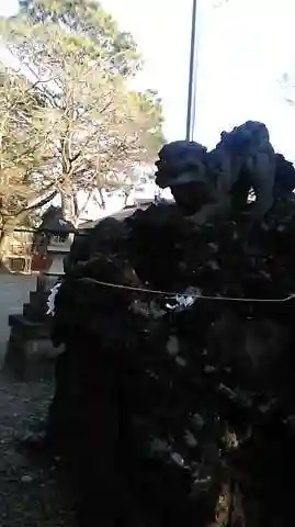 前原御嶽神社の狛犬