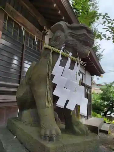 雪ケ谷八幡神社の狛犬