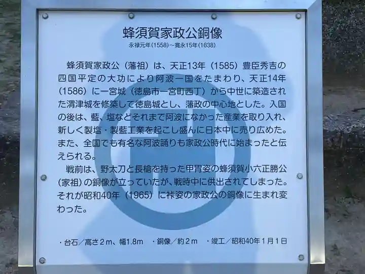 徳島眉山天神社の周辺