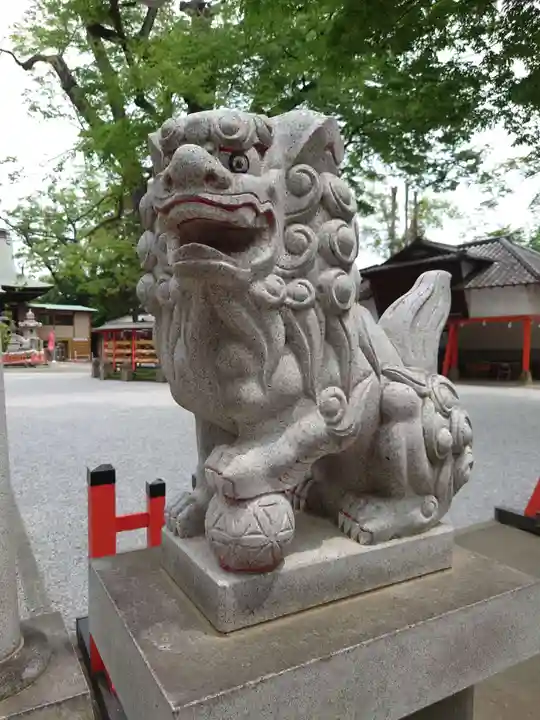 上野総社神社の狛犬