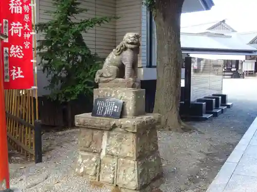 伊勢原大神宮の狛犬