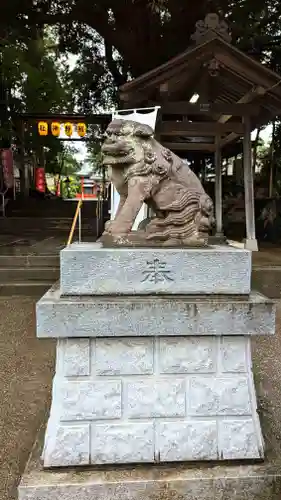 金ヶ作熊野神社の狛犬