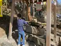 聖神社の手水舎