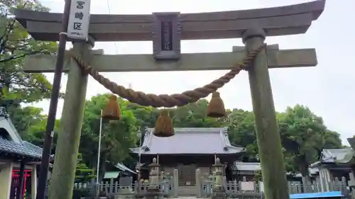 幡頭神社の鳥居