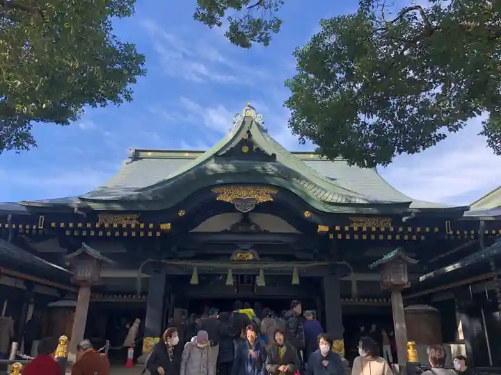 穴八幡宮の本殿・本堂