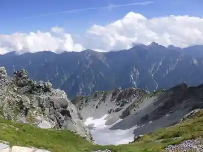 雄山神社峰本社の景色