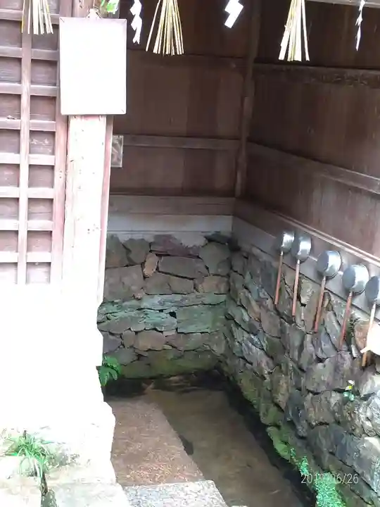 宇治上神社の手水舎