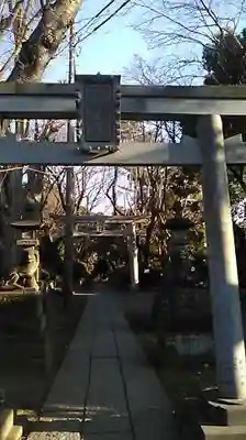 前原御嶽神社の鳥居