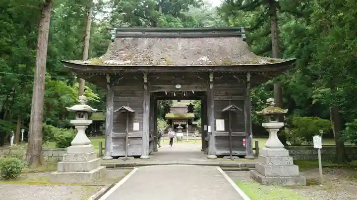 若狭姫神社(若狭彦神社下社)の山門・神門