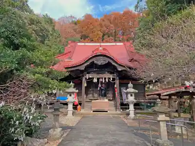 阿豆佐味天神社の本殿・本堂