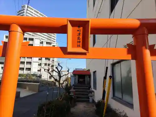 本町津島神社の鳥居