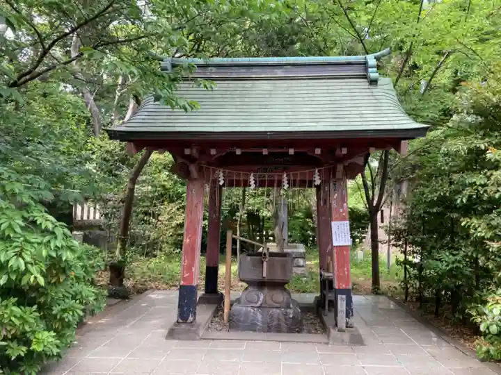 芝東照宮の手水舎