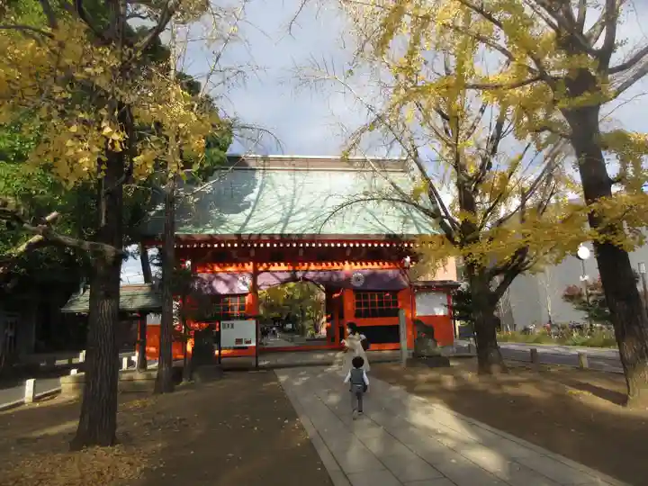 葛飾八幡宮の山門・神門