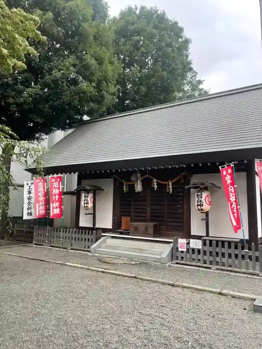 母智丘神社の本殿