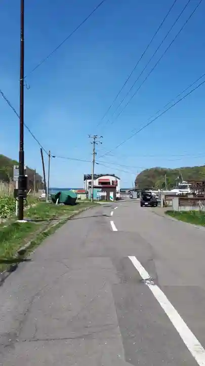 忍路神社の周辺