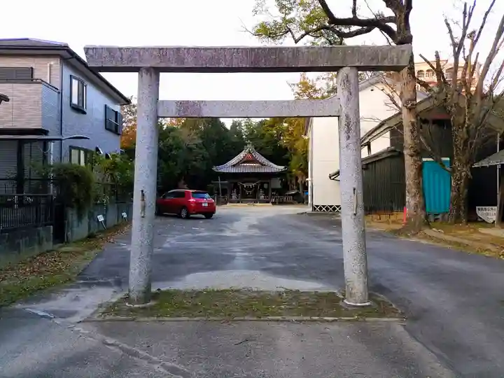 神明社(小坂神明社)の鳥居