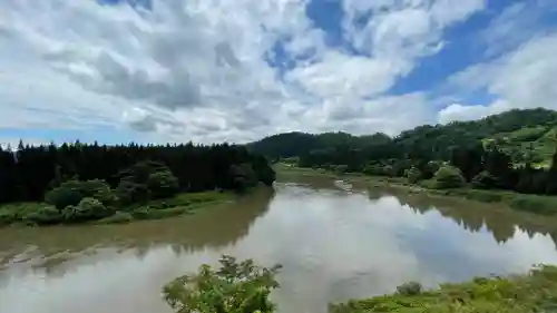 川前観音堂の景色