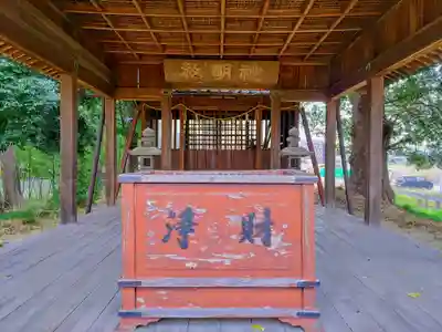 神明社（下切町）の本殿・本堂