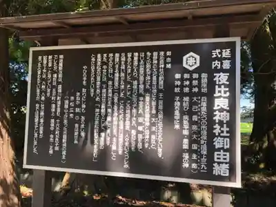 夜比良神社の歴史