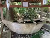 長寸神社の手水舎