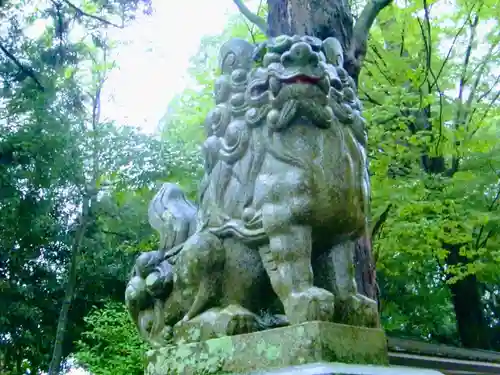 一言主神社の狛犬