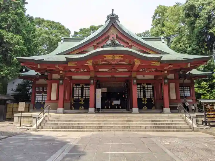 世田谷八幡宮の本殿・本堂