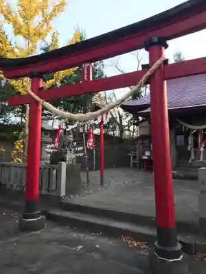 巽山稲荷神社の鳥居