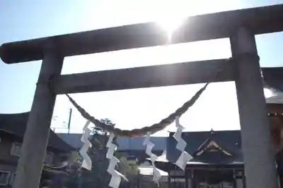 今泉八坂神社の鳥居