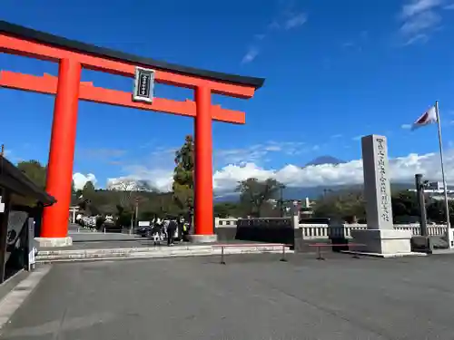 富士山本宮浅間大社の鳥居