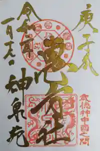 神泉苑の御朱印