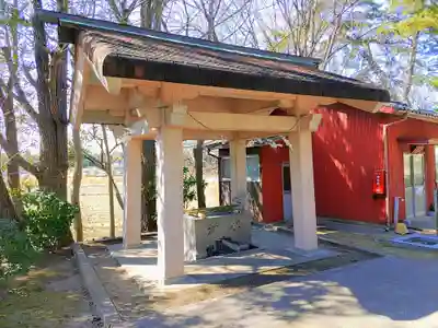 山中八幡社の手水舎