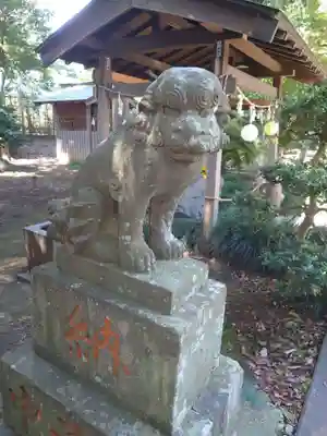 馬場氷川神社の狛犬