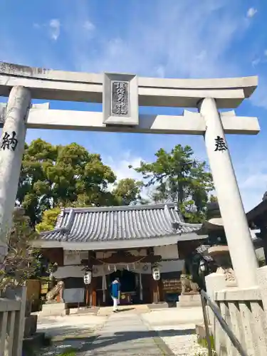 水堂須佐男神社の鳥居