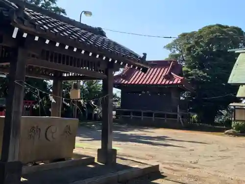 生麦杉山神社の手水舎