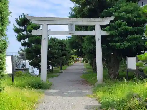 琵琶島神社の鳥居