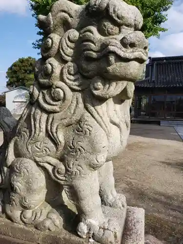 中野神社の狛犬