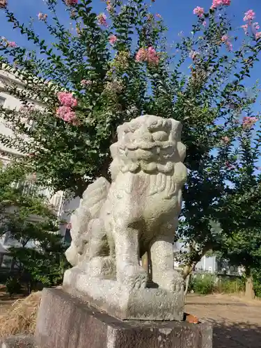 野村神社の狛犬