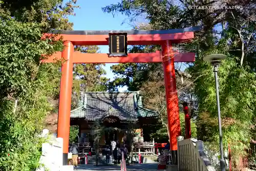 白笹稲荷神社の鳥居