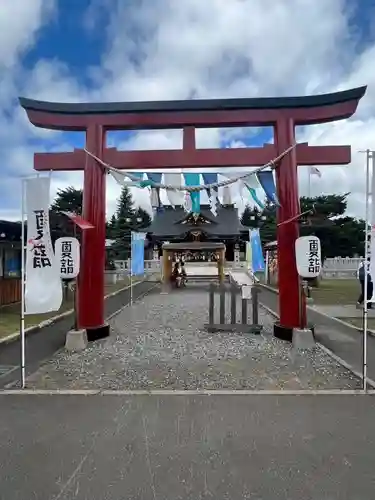 美瑛神社の鳥居