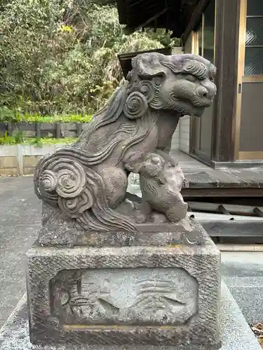 森浅間神社の狛犬