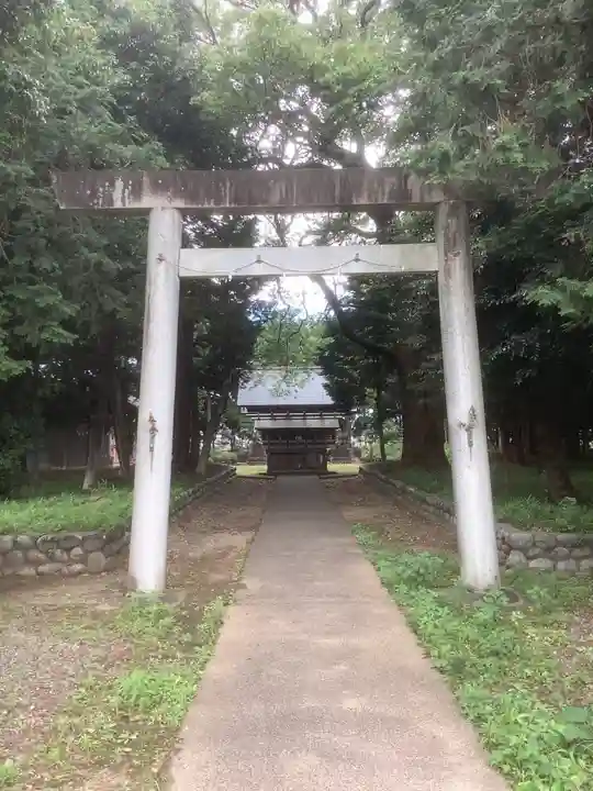 神明社(外坪神明社)の鳥居