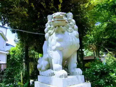 菊田神社の狛犬