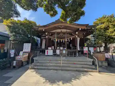 鳩森八幡神社の本殿・本堂