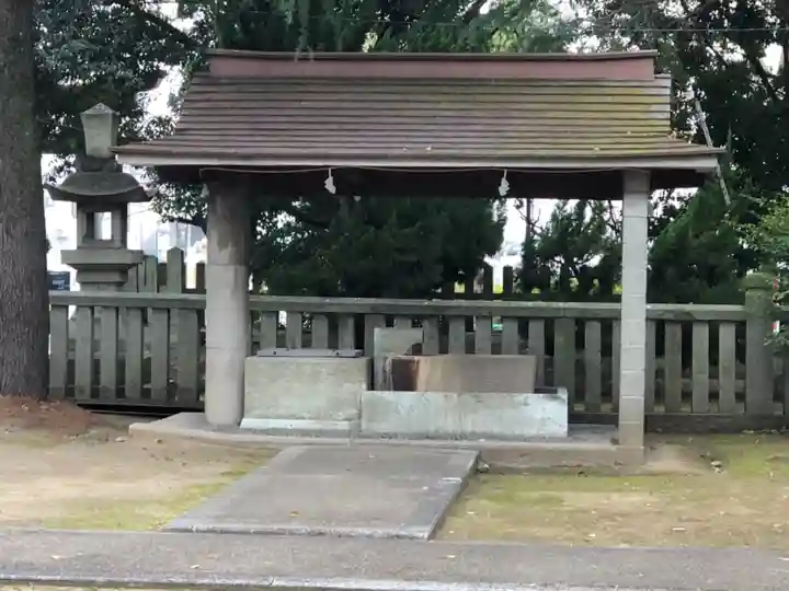 九所御霊天神社の手水舎