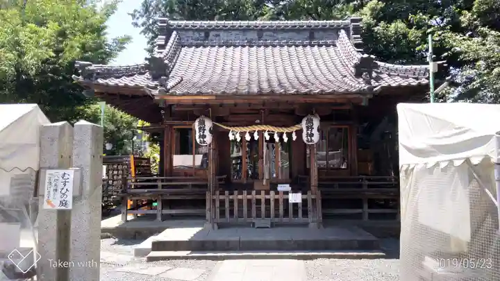 川越熊野神社の本殿・本堂